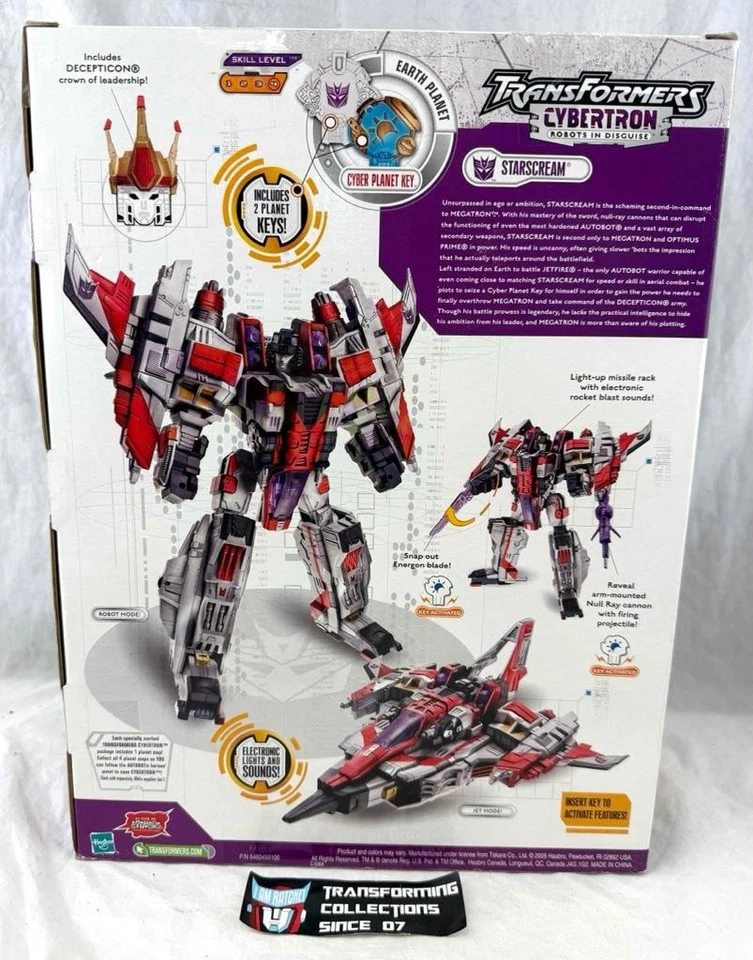 Transformers Cybertron RID Supreme Class Starscream MISB #2 - Image 2 of 2