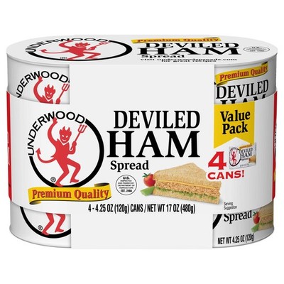 Deviled Ham Spread, 4.25 Ounce (Pack of 4)