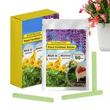 18pcs Plant Growth Fertilizer Sticks Plant Food Spikes For Flowers Vegies Fruits