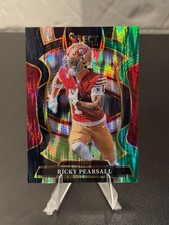 2025 Panini Select #16 Ricky Pearsall Concourse Black & Green Shock
