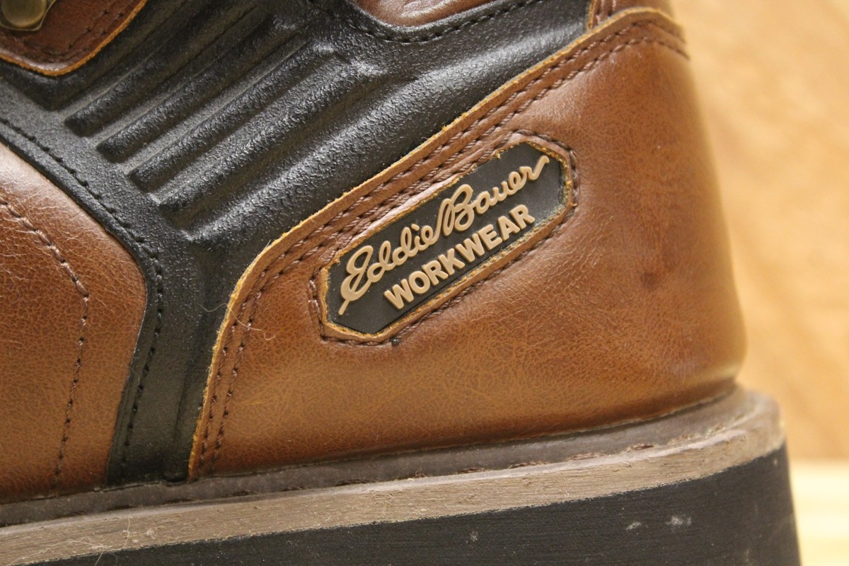 Eddie Bauer Bellingham workwear steel toe size 8M excellent condition View 4