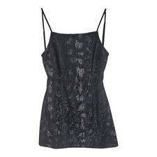 Urban Outfitters Sz XS Backless Velvety Snakeskin Mini Spaghetti Strap Dress
