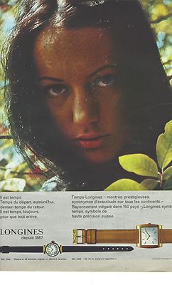 ADVERTISING 1964 LONGINES round and square watches