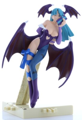 Darkstalkers Figurine Figure Jigsaw Valentine's Day Morrigan Aensland Blue Ver.