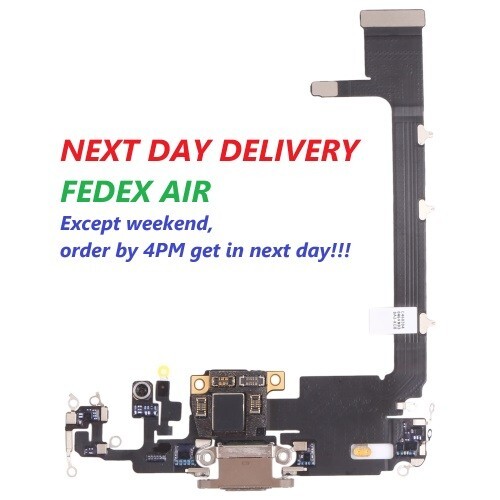 iPhone 11/11 Pro Max Port de Charge Dock Micro Flex Remplacement Le lendemain - Photo 13 sur 15