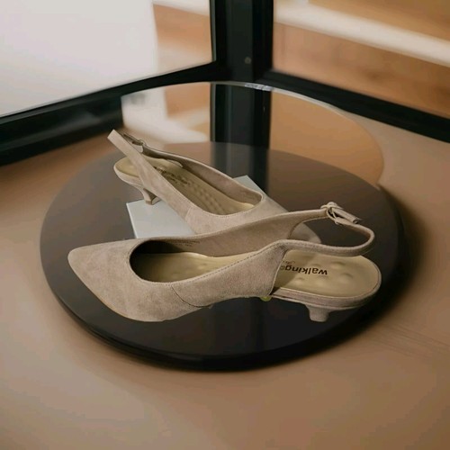 Walking Cradles Belle Slingback Kitten Heels Womens Size 12W - Picture 2 of 9