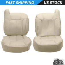 For 99-02 Chevy Tahoe Suburban Driver or Passenger Bottom & Top Seat Covers Tan