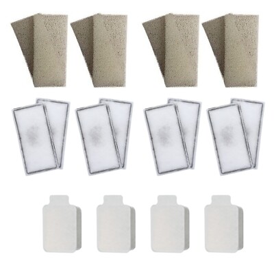 8 x kompatible Fluval U2 Schaumstoff 8 PolyMax 4 Clean Clear Innenfilterpatronen