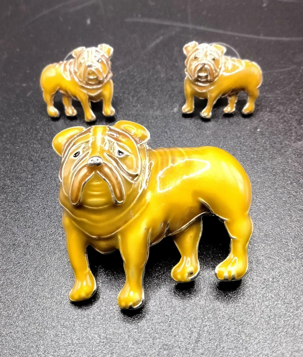 Bulldog brooch shop