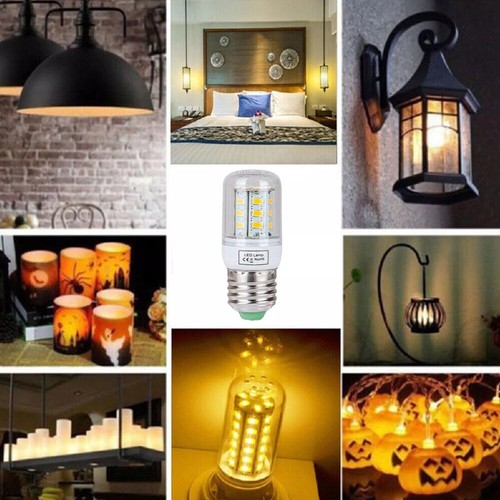 4/8 PCS E27 E14 LED Bombilla Maíz Luz Bombilla Bombilla Lámpara 5730 15W 230V - Imagen 11 de 17