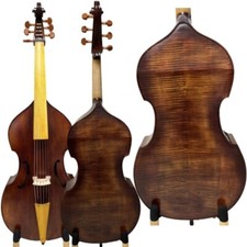 Outstanding Master's Brown Viola da Gamba 6 String 29" Bass Viola Type Viol