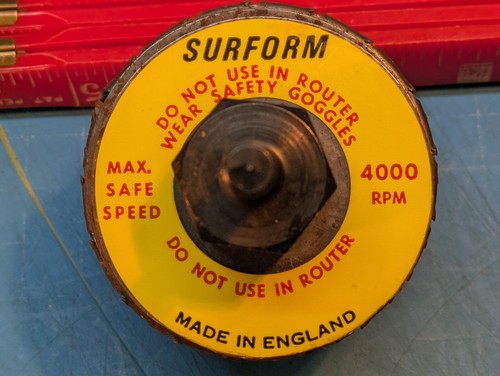 Stanley Surform (Unmarked No 21-386), 2 inch Drum W/ 1/4" Drill Arbor - England - Picture 3 of 4