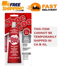 Eclectic Shoe Goo Adhesive Glue, Shoe Repair, Clear, 110010, 3.7 fl. oz.