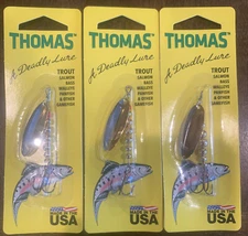 3 Packs Thomas E P Spinn 1/5oz Nickel Gold