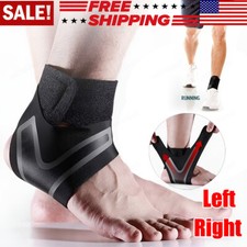 Ankle Support Brace Compression Adjustable Heel Stabilizer Foot Protector Strap