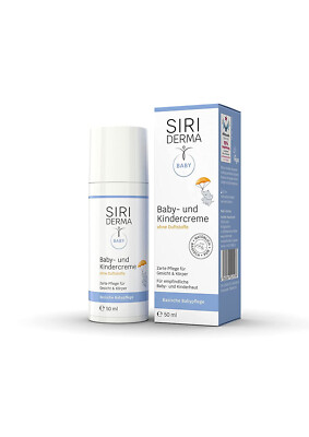 Siriderma Baby und Kindercreme ohne Duftstoffe 50 ml - Neurodermitis, Babyschorf