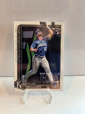 2025 Topps Series 1 #6 Tyler Gentry RC Kansas City Royals (Base) Rookie ...