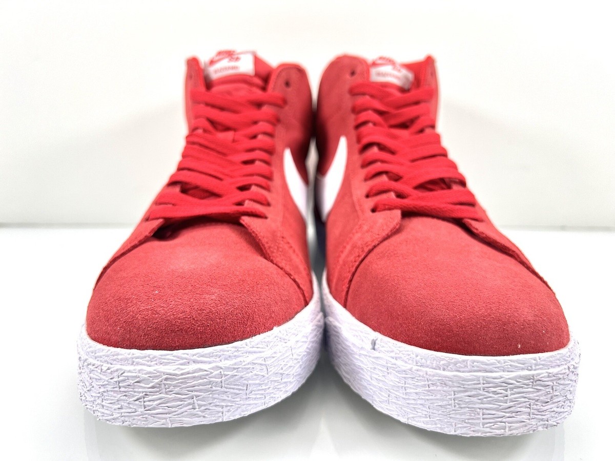 NIKE SB ZOOM BLAZER MID UNIVERSITY RED WHITE 864349 602 sz  display picture 1