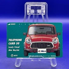 MINI 410-118 NTT World cars Telephone card 50  Calling vintage  Japanese Rare