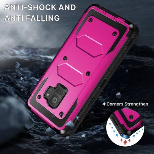Für Samsung Galaxy S9 / S9 Plus Hülle Stoßfest Robust Handyhülle / Hartglas - Bild 40 von 64