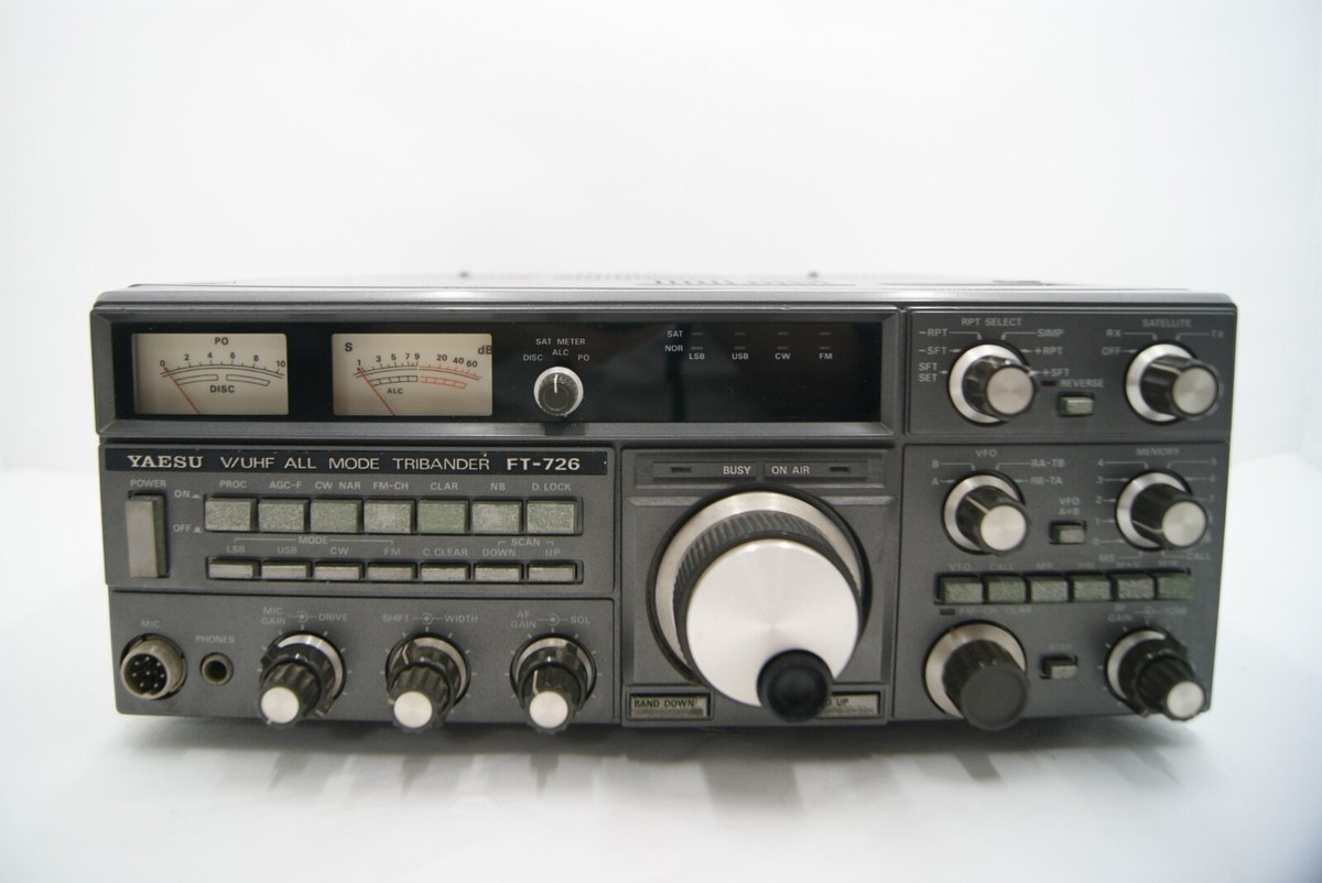 ヤエス　144/430MHz帯 オールモード機　FT-726 10W（現状渡し） Yaesu FT-726 V/UHF 144/430 MHz 10w All Mode Tribander