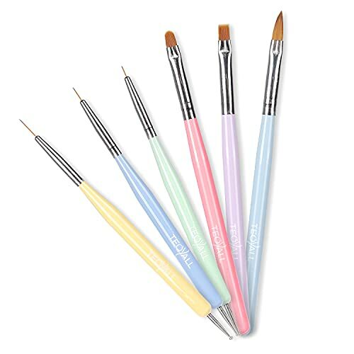 Nail Art Brushes TEOYALL Nail Design Painting Brushes Builder Gel Brush Nail ... - Picture 7 of 7