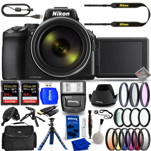 Nikon COOLPIX P950 Digital Camera + 128GB + Filter Kit Bundle AUTHORIZED DEALER