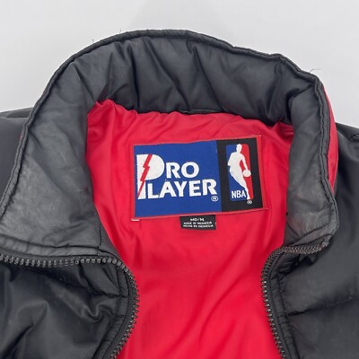 VTG Pro Player Chicago Bulls Puffer Jacket Mens Medium Goose VTG Pro Player Chicago Bulls Puffer Jacket Mens Medium Goose