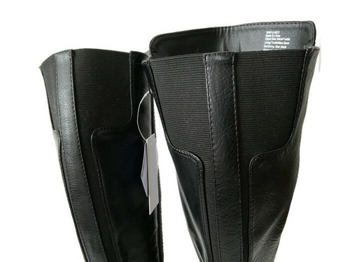 Croft & Barrow Wide Calf Women's Zip Up Buckle Accent Boots ARMORWCBLACK 6 Med - Picture 3 of 18