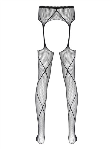 Collant homme résille transparent sans entrejambe sissy lingerie bas collants sous vêtement - Photo 92 sur 132