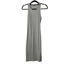 Soprano striped bodycon sleeveless dress women's size XS