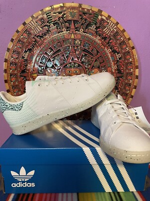 Adidas Stan Smith-Core White/Core White/Pulse Mint, Size 10, GY7321, Brand  New