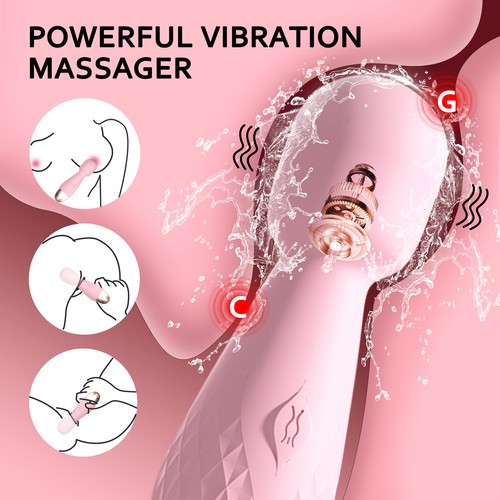Multi-Speed Bullet Mini Vibrator Wand Neck Full Body Personal Massage For Women - Picture 14 of 50