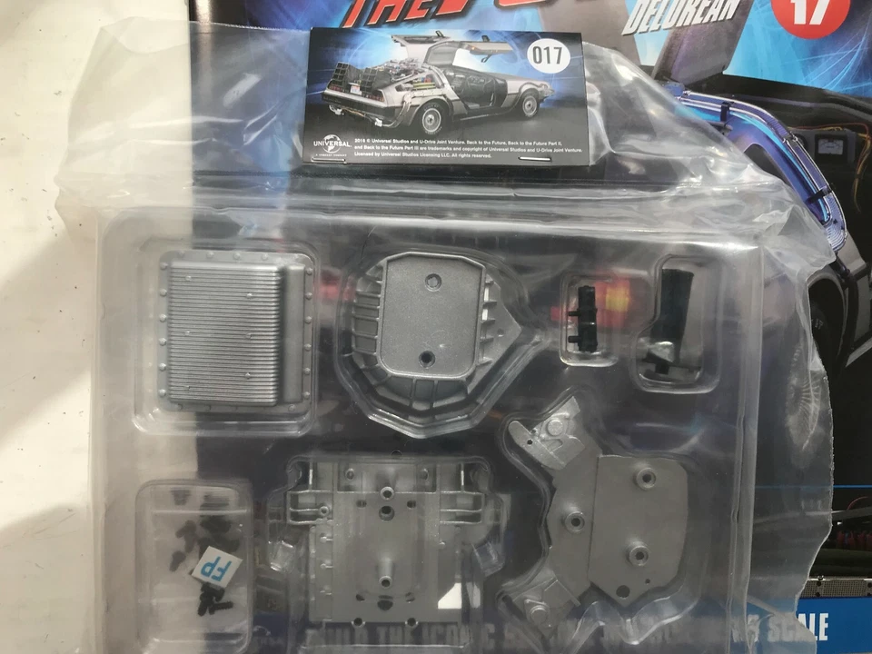1:8 Scala Eaglemoss Ritorno Al Futuro Costruire il Proprio Delorean Problema 17 - Immagine 3 di 3