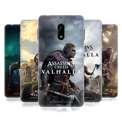 OFFICIAL ASSASSIN'S CREED VALHALLA KEY ART SOFT GEL CASE FOR NOKIA PHONES 1