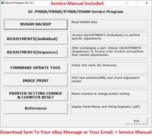 Epson Plotter Service Program Stylus Pro, SureColor SC, T, F, P + Service Manual - Picture 44 of 106