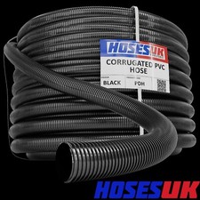 POND HOSE FLEXIBLE GARDEN POND HOSE PIPE WITH OPTIONAL CLIPS FOR FILTER PUMPS