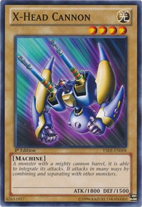 X-Head Cannon - YSKR-EN008 - Common - Unlimited Edition x3 - Near Mint