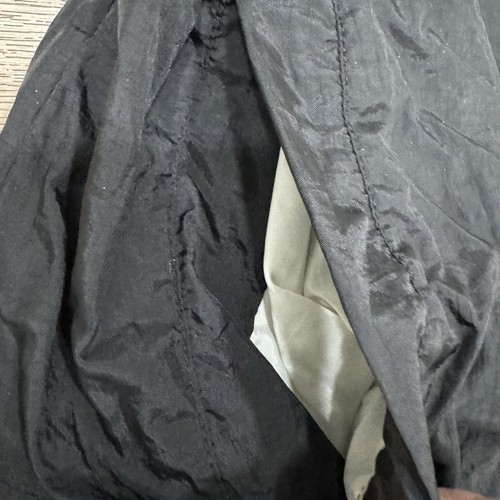 Chaqueta cortavientos elástica negra cuello en V pulóver grande vintage Top Ten para hombre - Imagen 7 de 12