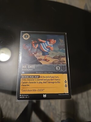 FOIL Lorcana Inklands - Mr. Smee - Bumbling Mate - 184/204 FOIL