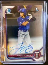 2022 Bowman Chrome JOJO BLACKMON 1st Prospect Rookie Auto CPA-JBN E2