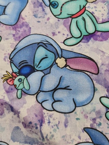 Disney Fabric Lilo & Stitch 100% Cotton Multiple Sizes Stitch & Angel clearance - Picture 86 of 93