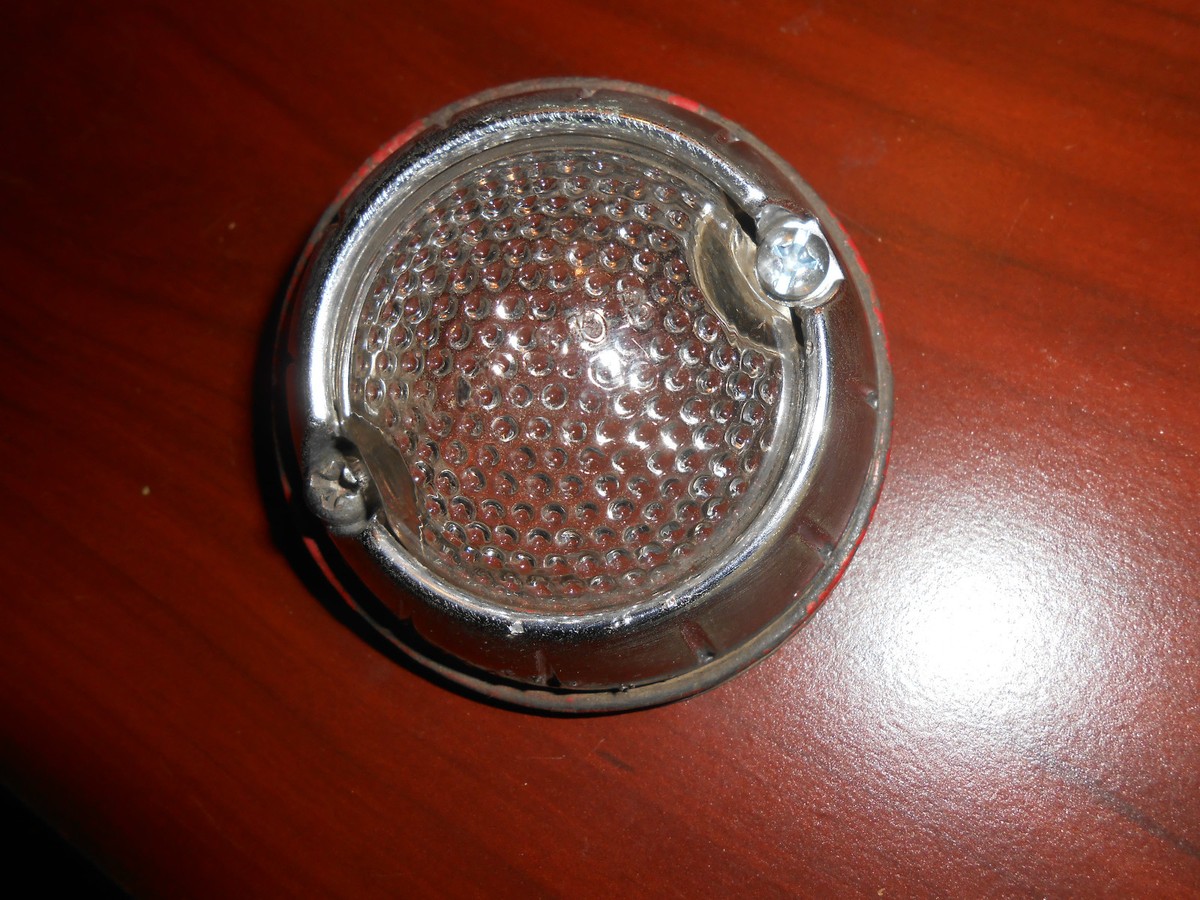 VINTAGE ROUND CLEAR GLASS MARKER , 21590, ES 10 | eBay