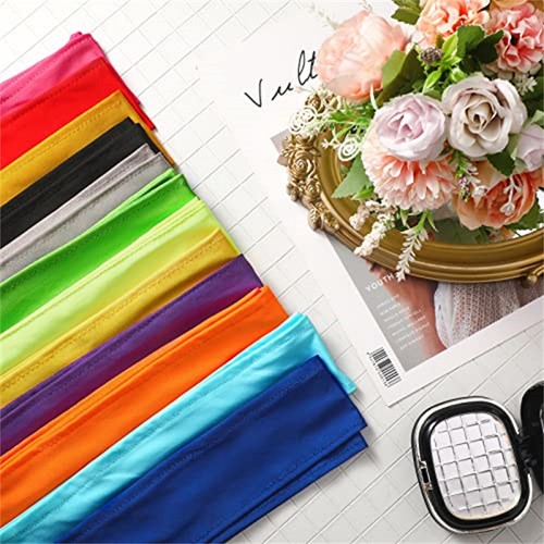 1/3 Head Tie Hair Back Band Sports Headband Unisex Ninja Bandana Wrap Sweatband - Picture 6 of 31
