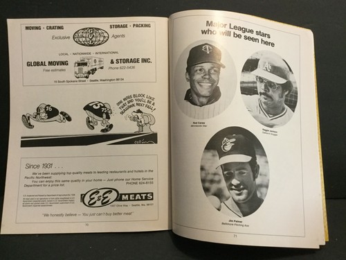 March 1976 The Kingdome Magazine Seattle Washington 88 Pages 8-1/4"x 11" Sku874 - Picture 4 of 6