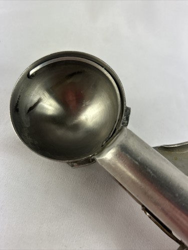 MYERS Deluxe Disher Ice Cream Scoop Stainless with Wood Handle 8” - Picture 2 of 9