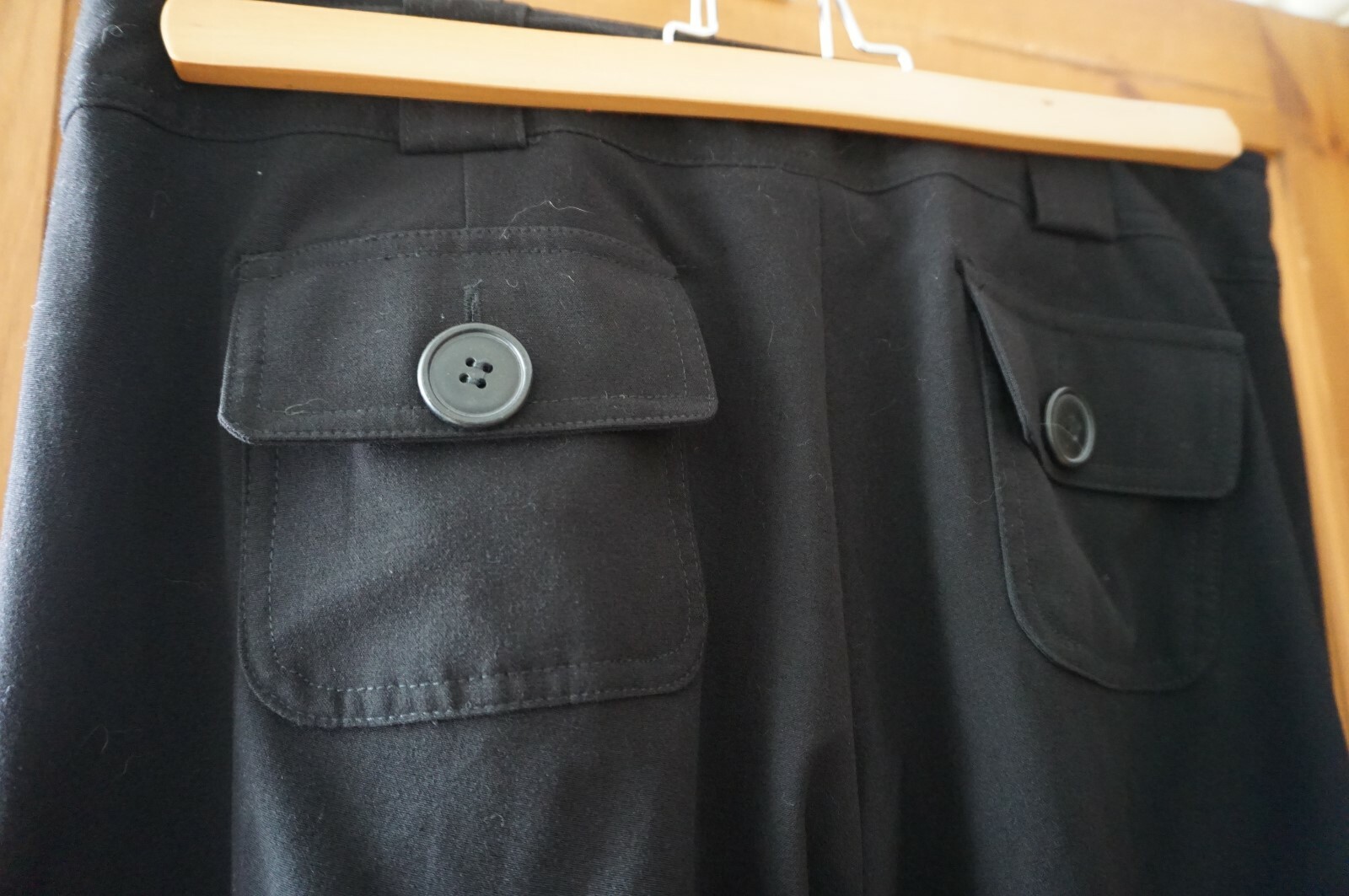 Ladies black boot cut tidy workwear trousers slacks size 12 BNWOT image 3