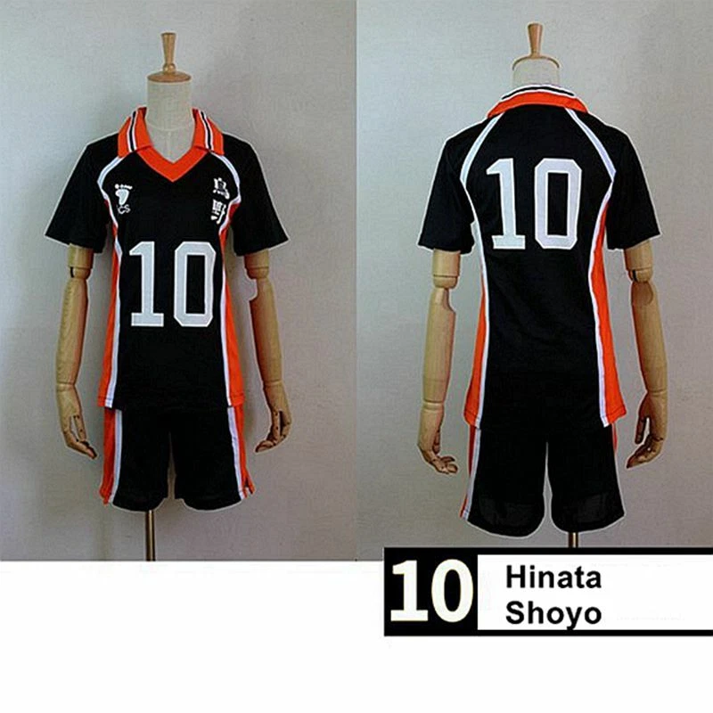 Haikyuu!! Karasuno High School Shoyo Hinata Cosplay Costume Jersey Party Outfits - Image 4 of 4
