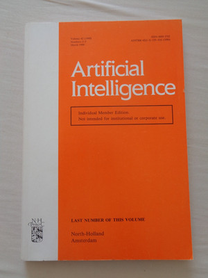 ARTIFICIAL INTELLIGENCE Journal 1990 AI Research Levesque Korf Galton Minton