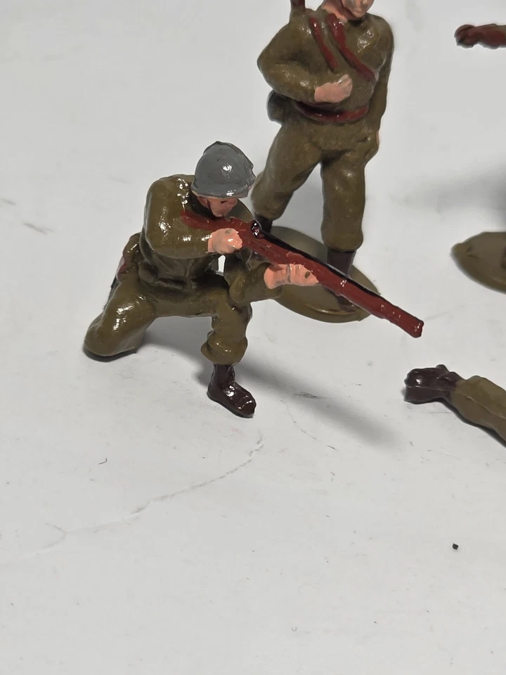 LOTE de colección Reisler Dinamarca Soldados de la Guerra Mundial Infantería Camilla Motocicleta  Foto 4 de 4